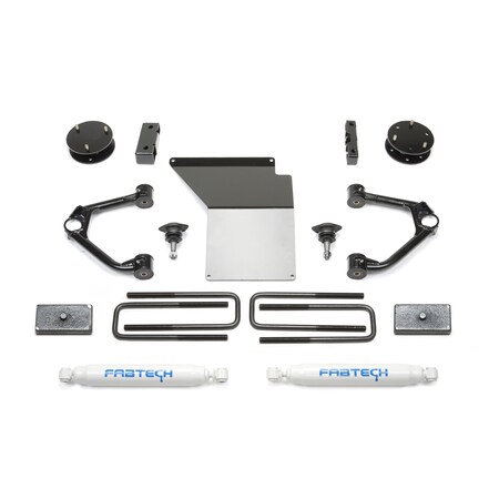 Fabtech 14-15 SILVERADO/SIERRA 1500 4WD 4IN BUDGET SYSTEM W/PERF. SHOCKS(FACTO FTS21142